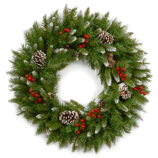 24" Frosted Berry Wreath